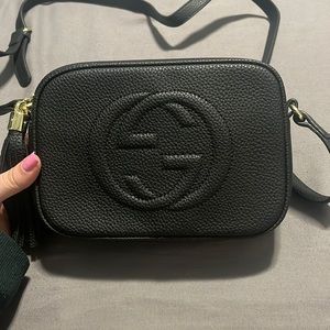 Black Double G Crossbody Bag